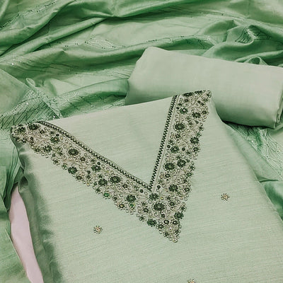 green-embroidered-cotton-blend-dress-material-2