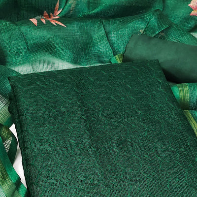 green-embroidered-kota-doria-dress-material-1