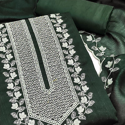 green-embroidered-vichitra-silk-dress-material-3
