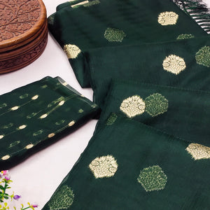 green-floral-woven-organza-saree-with-tassels-9