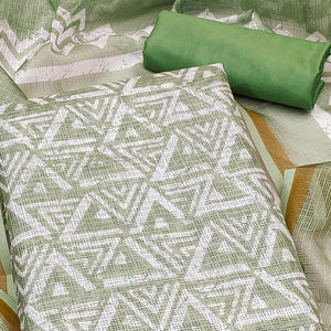 green-geometric-printed-kota-doria-dress-material