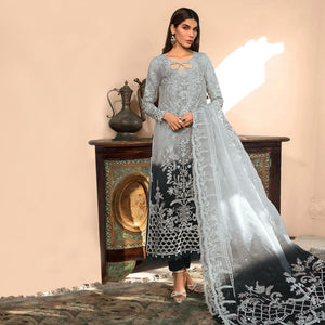 grey-black-floral-embroidered-organza-semi-stitched-pakistani-suit