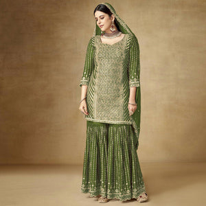 green-sequins-embroidered-chinon-semi-stitched-sharara-suit-1