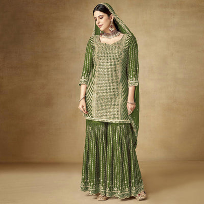 green-sequins-embroidered-chinon-semi-stitched-sharara-suit-1