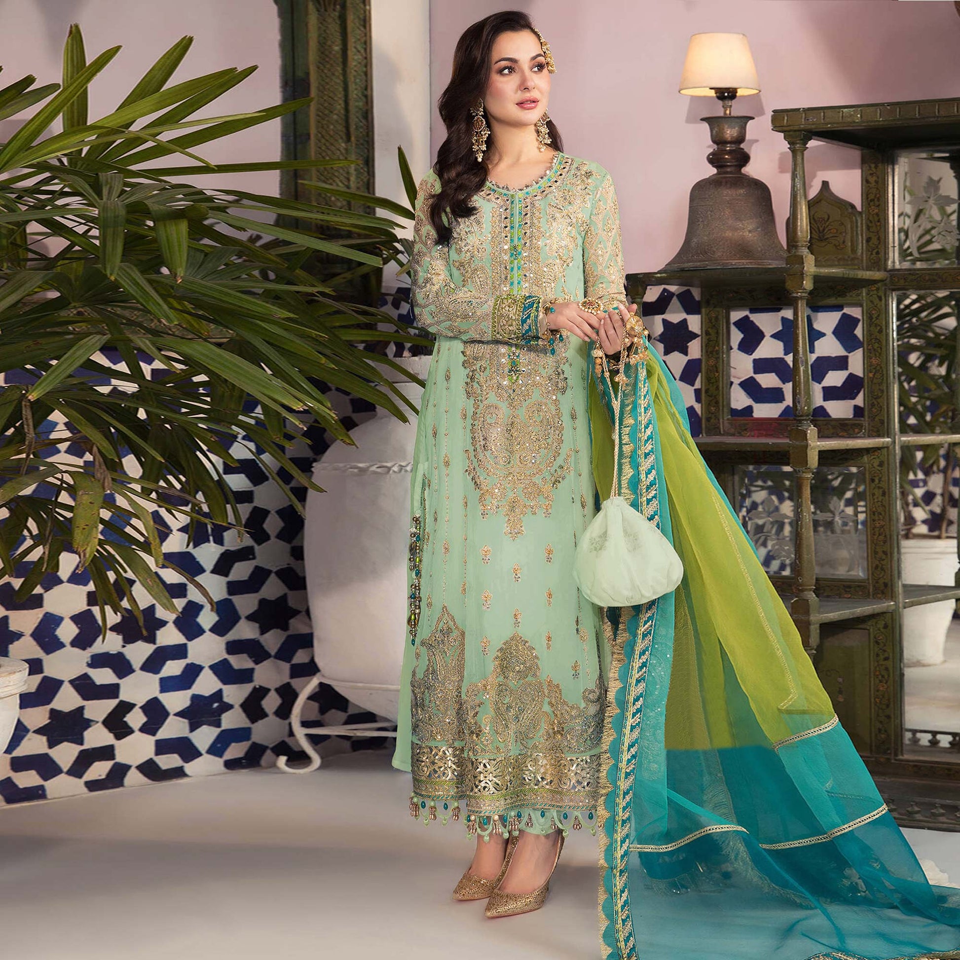 green-floral-embroidered-georgette-pakistani-suit-4