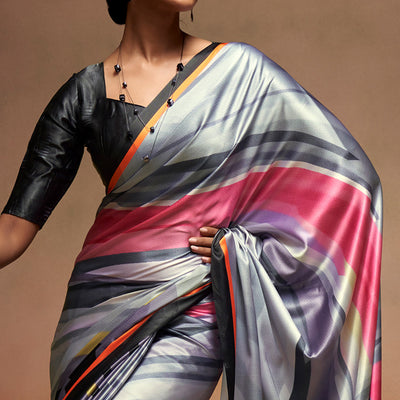 grey-digital-printed-satin-saree-3