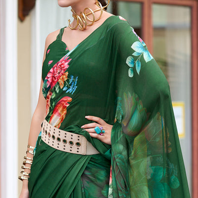 green-floral-printed-georgette-saree-20