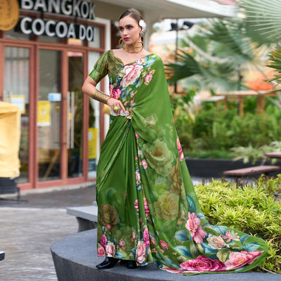 green-floral-printed-georgette-saree-19