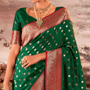 green-woven-butti-work-banarasi-silk-saree