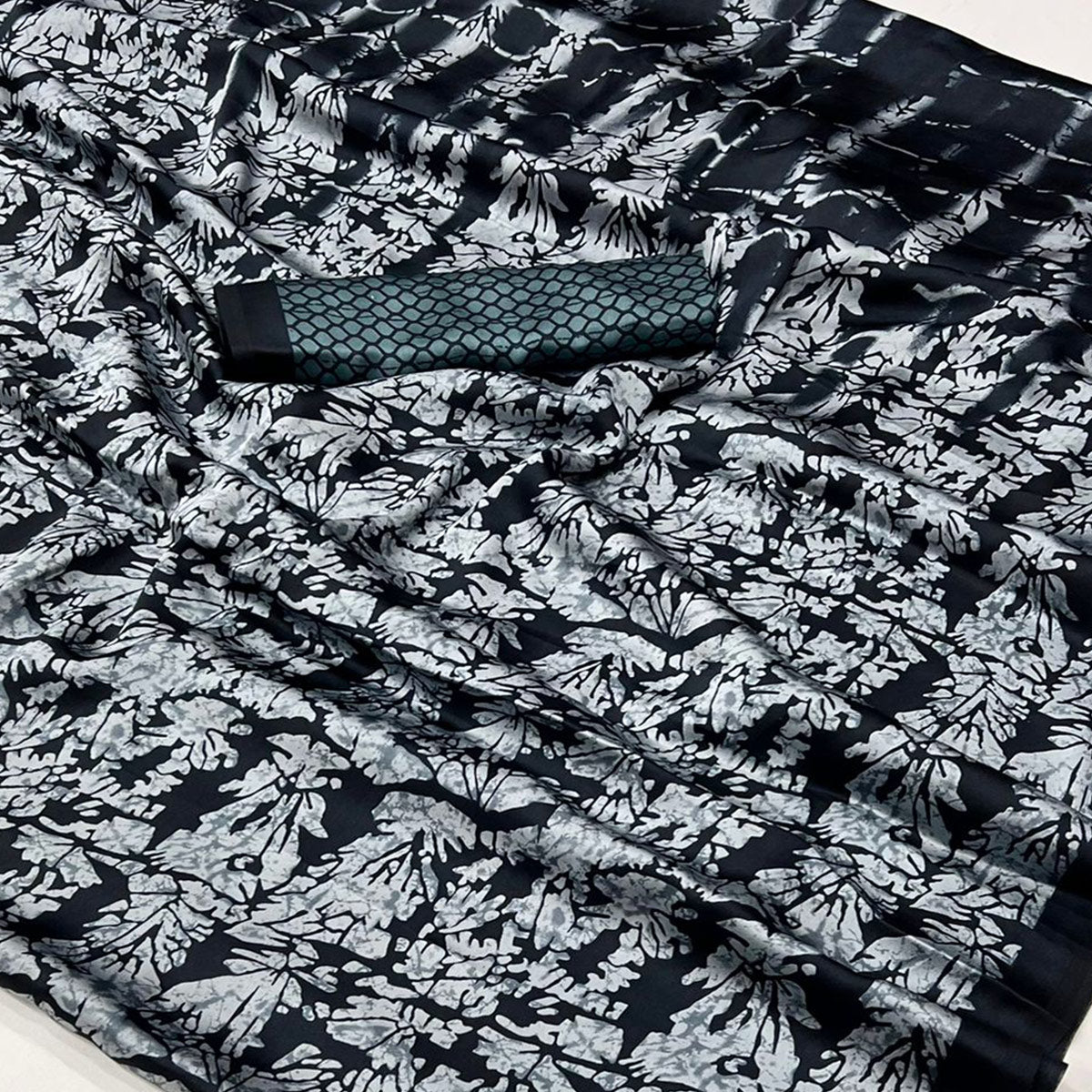 grey-black-contemporary-printed-satin-saree