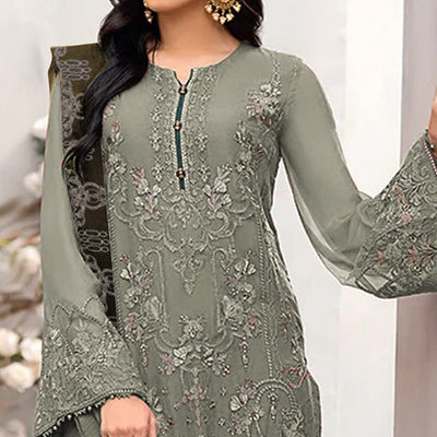 green-floral-embroidered-georgette-semi-stitched-pakistani-suit-9