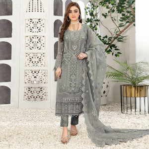green-floral-embroidered-georgette-semi-stitched-pakistani-suit-8