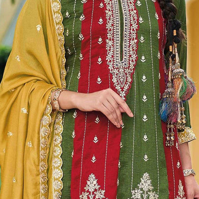 green-floral-embroidered-art-silk-free-size-stitched-anarkali-suit
