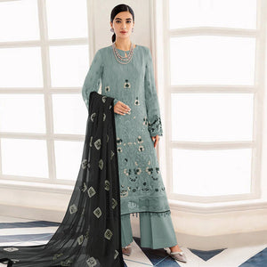 grey-embroidered-georgette-semi-stitched-pakistani-suit