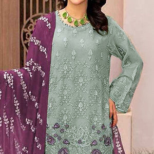 green-floral-embroidered-georgette-semi-stitched-pakistani-suit-5
