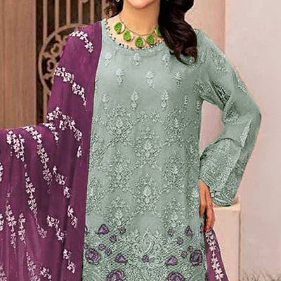 green-floral-embroidered-georgette-semi-stitched-pakistani-suit-5