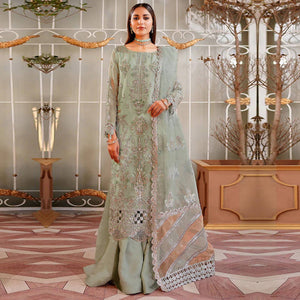 green-floral-sequins-embroidered-organza-semi-stitched-pakistani-suit