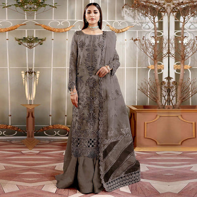 grey-floral-sequins-embroidered-organza-semi-stitched-pakistani-suit