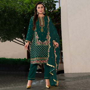 green-floral-sequins-embroidered-georgette-semi-stitched-pakistani-suit-1