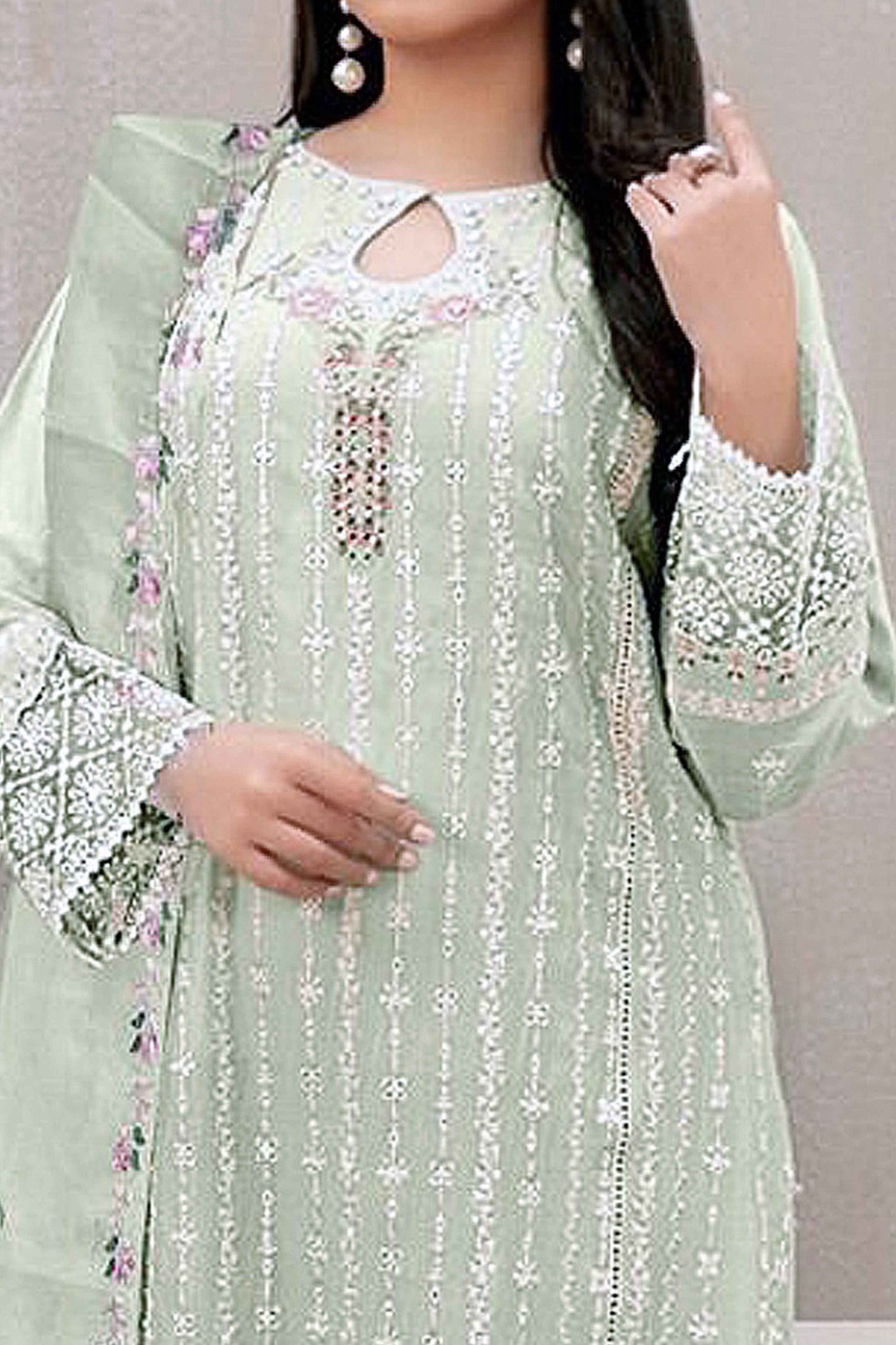 green-floral-embroidered-georgette-semi-stitched-pakistani-suit-12