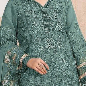 green-floral-sequins-embroidery-with-motiwork-organza-semi-stitched-pakistani-suit