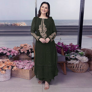 green-floral-embroidered-georgette-semi-stitched-pakistani-suit-2
