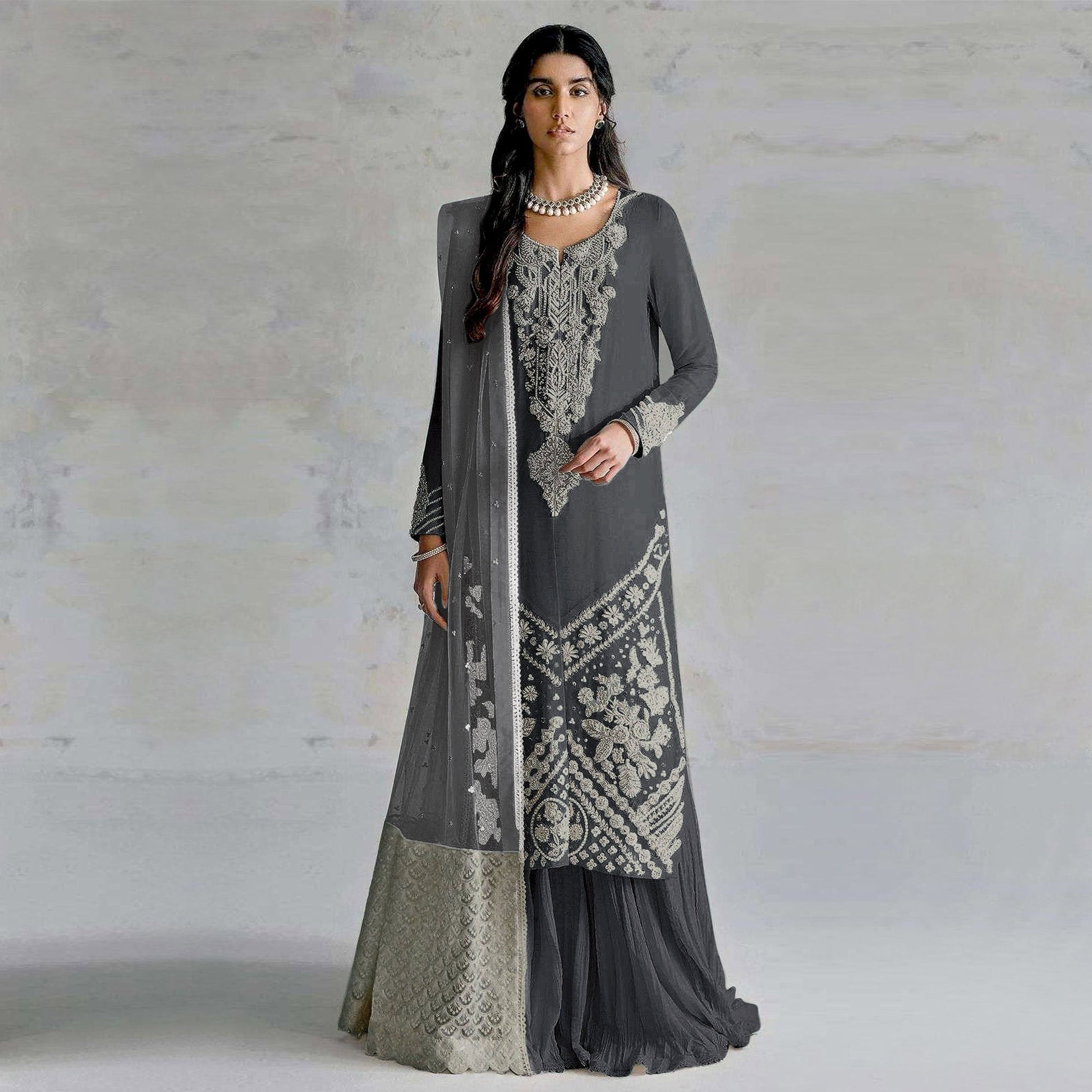 grey-embroidered-georgette-pakistani-dress-material