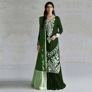 green-embroidered-georgette-pakistani-dress-material
