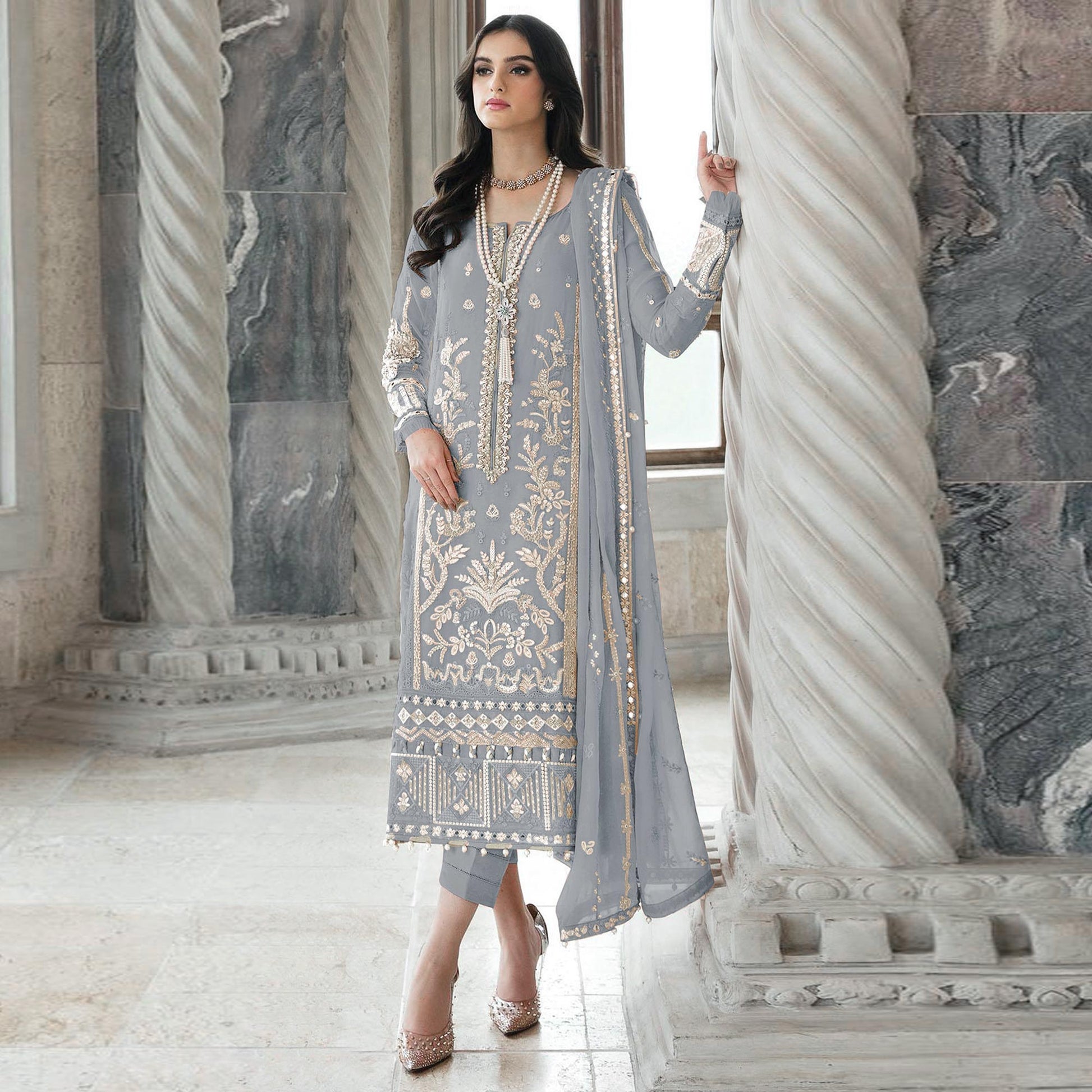 grey-floral-sequins-embroidered-georgette-semi-stitched-suit