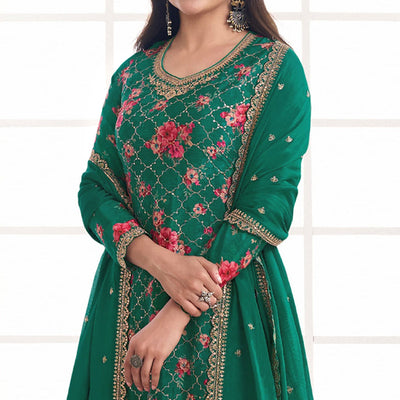 green-embroidered-chinon-semi-stitched-dress-material