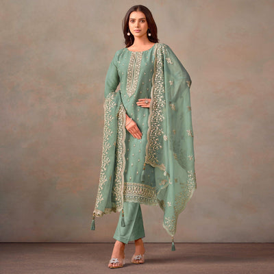 green-floral-sequins-embroidered-organza-semi-stitched-salwar-suit
