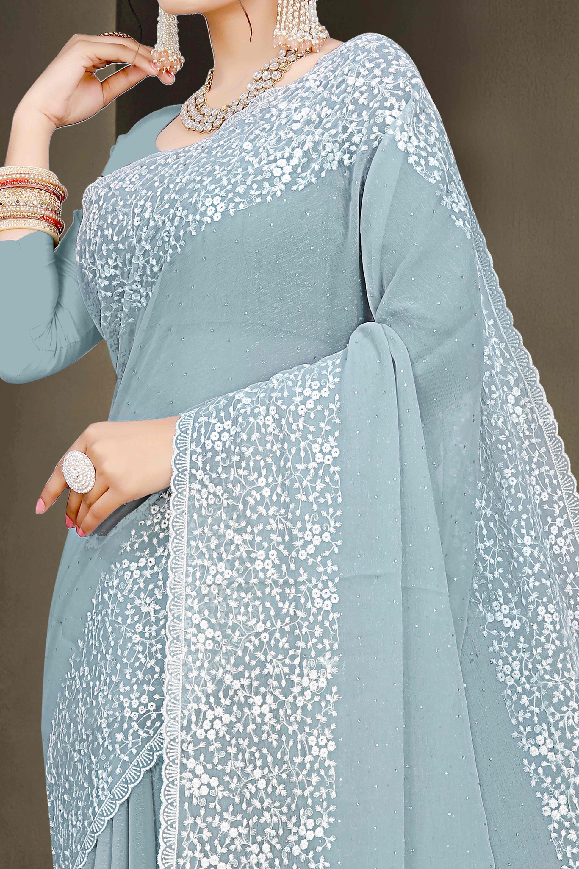 grey-floral-embroidery-with-stonework-chiffon-shimmer-saree-2