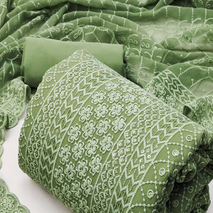 green-floral-embroidered-dress-material