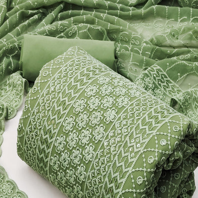 green-floral-embroidered-dress-material