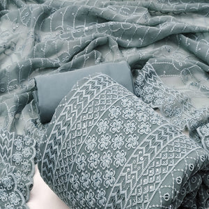 grey-floral-embroidered-dress-material