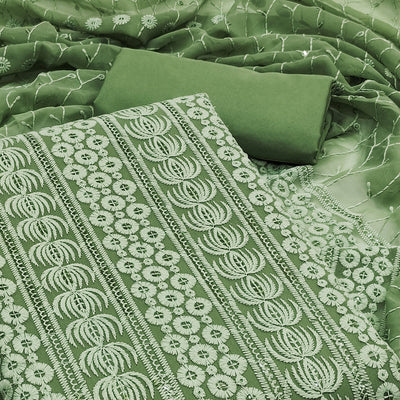 green-sequin-embroidered-georgette-dress-material