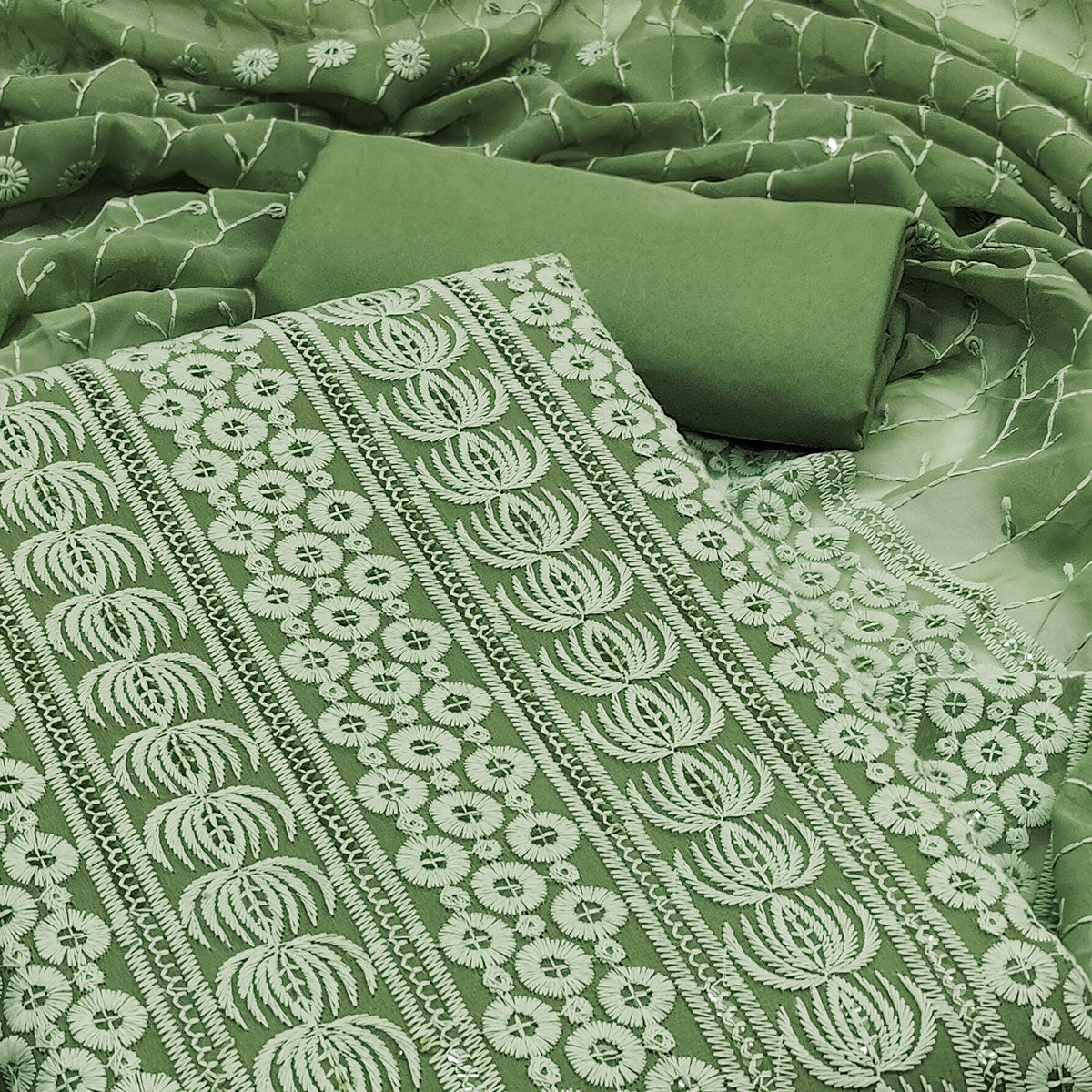 green-sequin-embroidered-georgette-dress-material