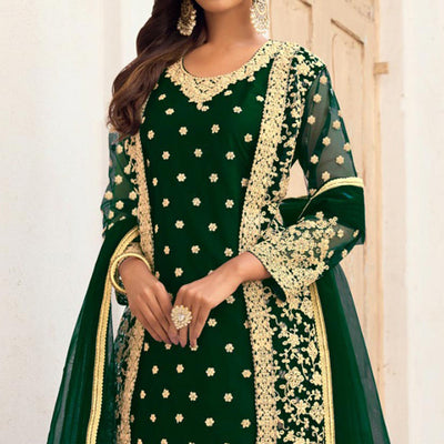 green-floral-embroidered-net-semi-stitched-pakistani-suit