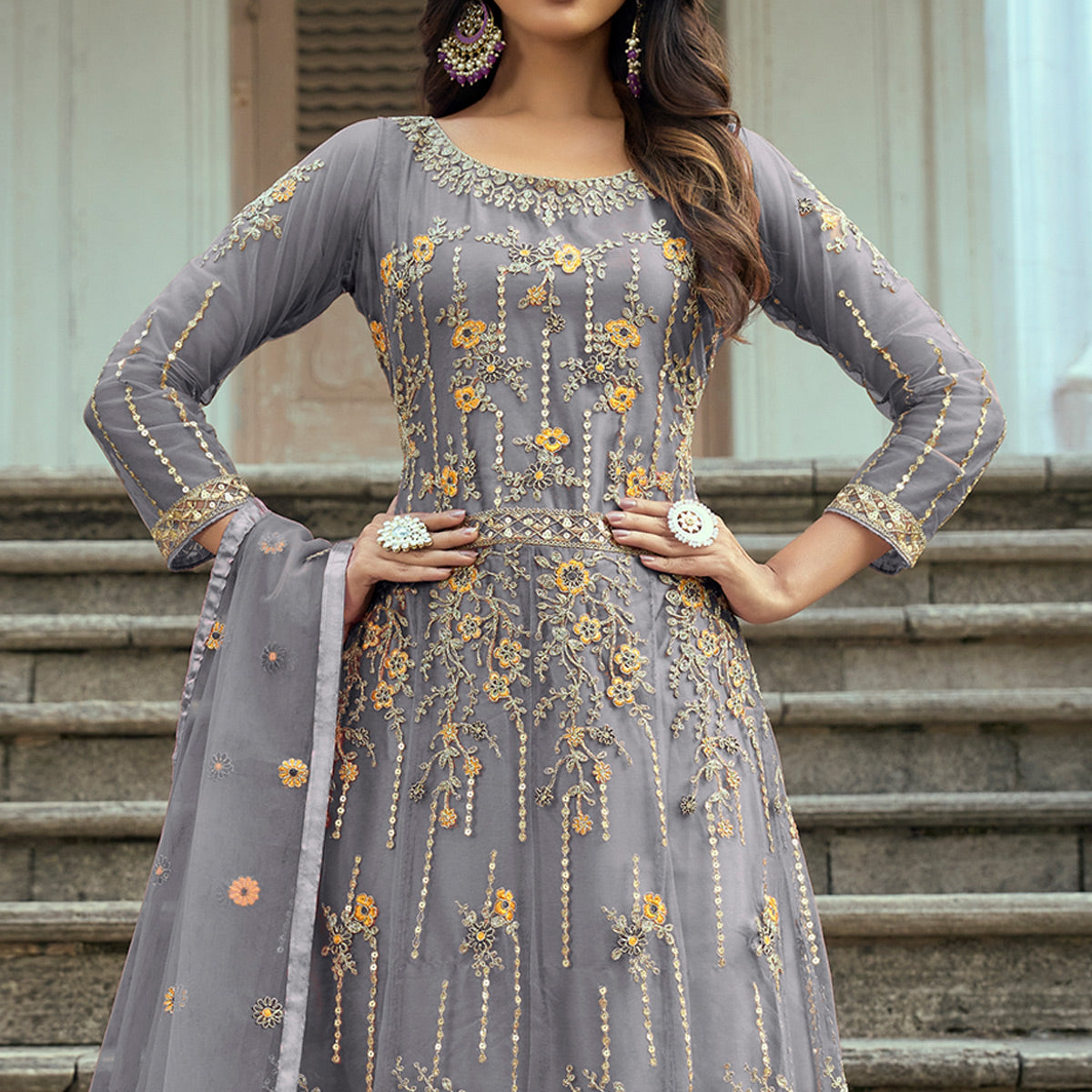grey-floral-sequins-embroidered-net-semi-stitched-anarkali-suit-1