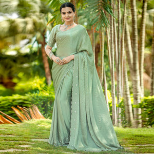 green-embellished-satin-saree-with-stones-work