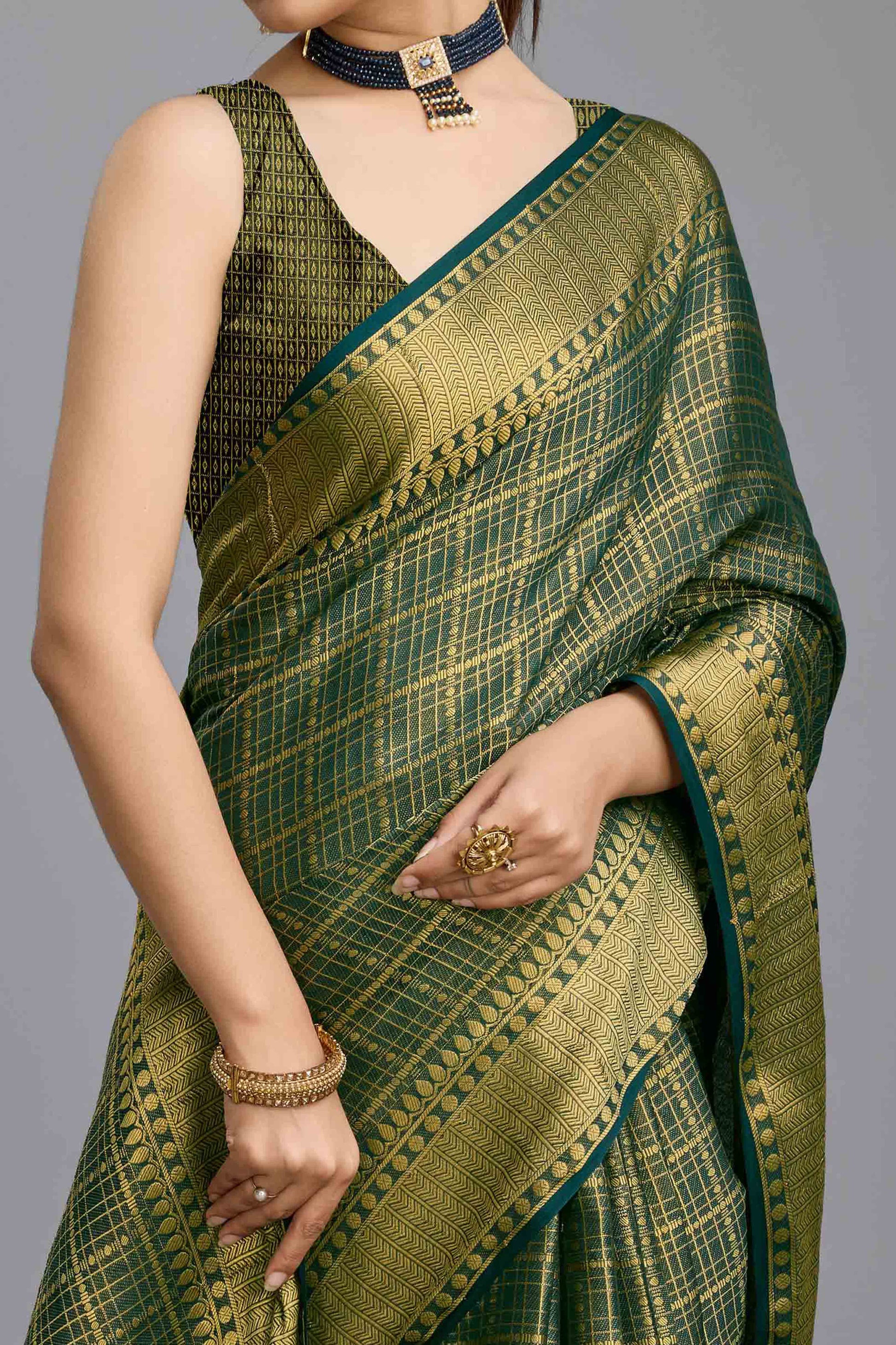 green-brocade-zari-weaving-mysore-silk-saree