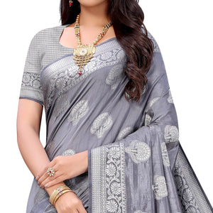 grey-festive-wear-woven-soft-raw-silk-saree-133858
