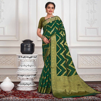 green-floral-woven-organza-saree-15