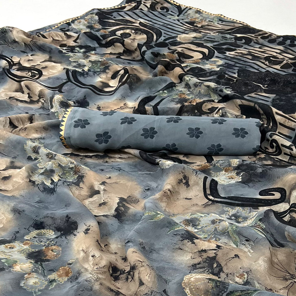 grey-floral-printed-georgette-saree-13