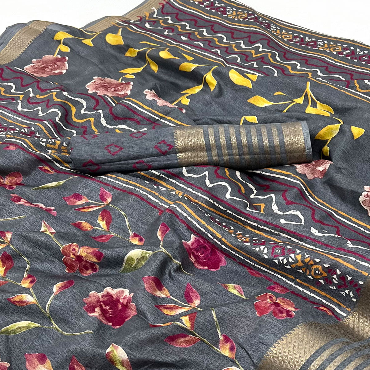 grey-floral-digital-printed-dola-silk-saree