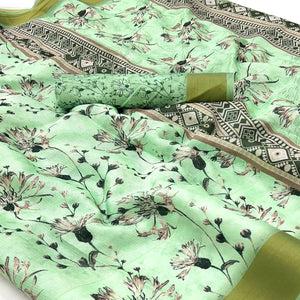 21green-floral-digital-printed-cotton-blend-saree