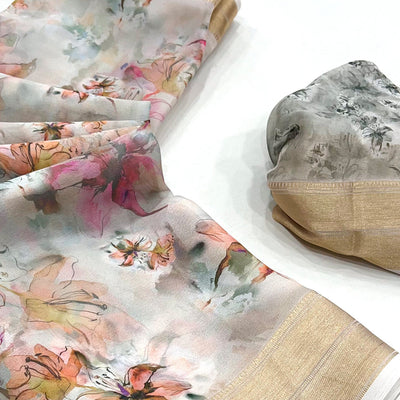 grey-flora-digital-printed-georgette-saree-with-zari-border