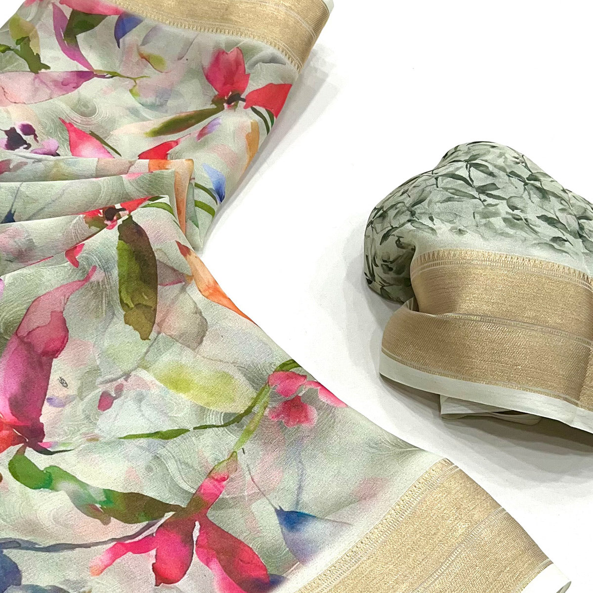 green-floral-digital-printed-georgette-saree-with-zari-border-1