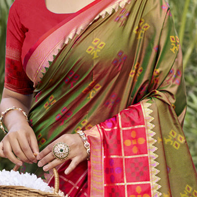 green-woven-cotton-silk-saree-with-tassels-21