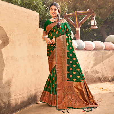 20green-floral-woven-banarasi-silk-saree-with-tassels